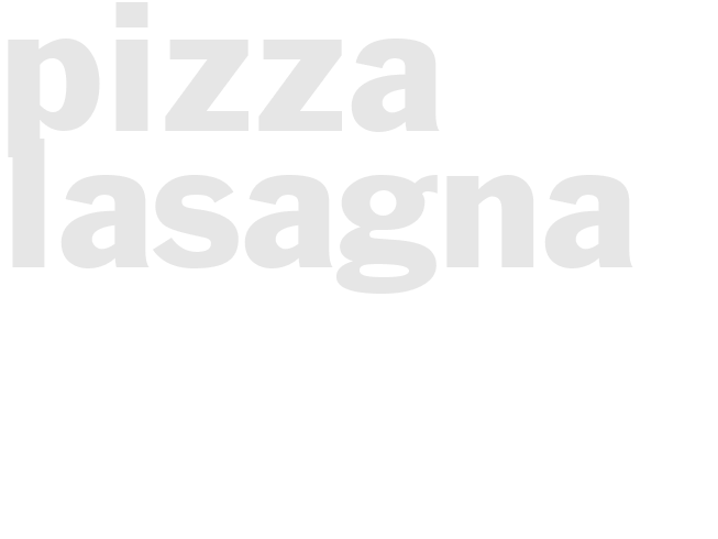 PIZZA LASAGNA