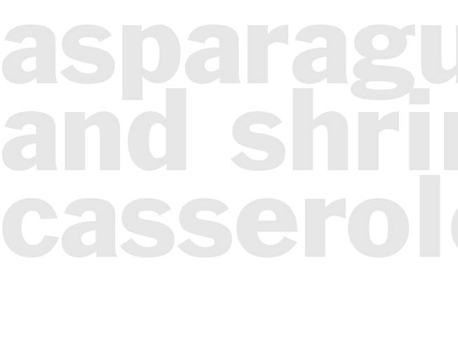 Asparagus and Shrimp Casserole