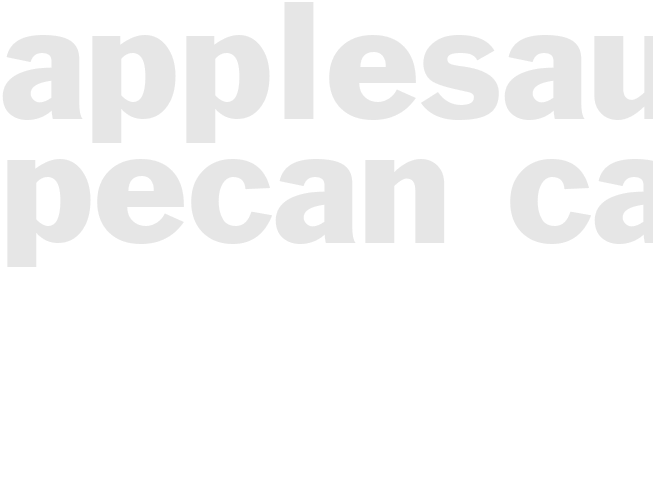 APPLESAUCE PECAN CAKE