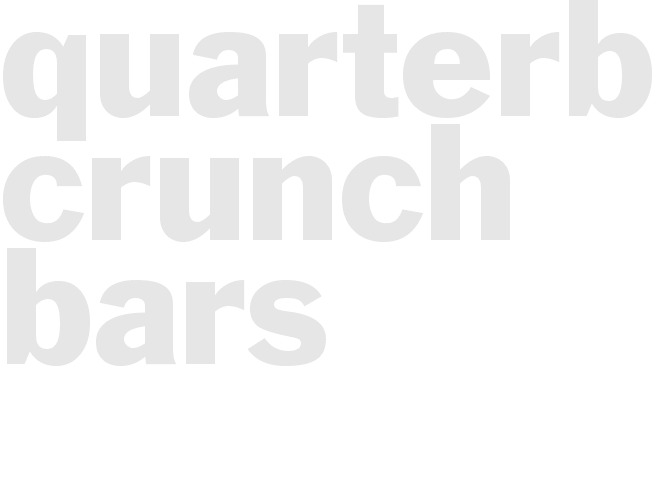 QUARTERBACK CRUNCH BARS