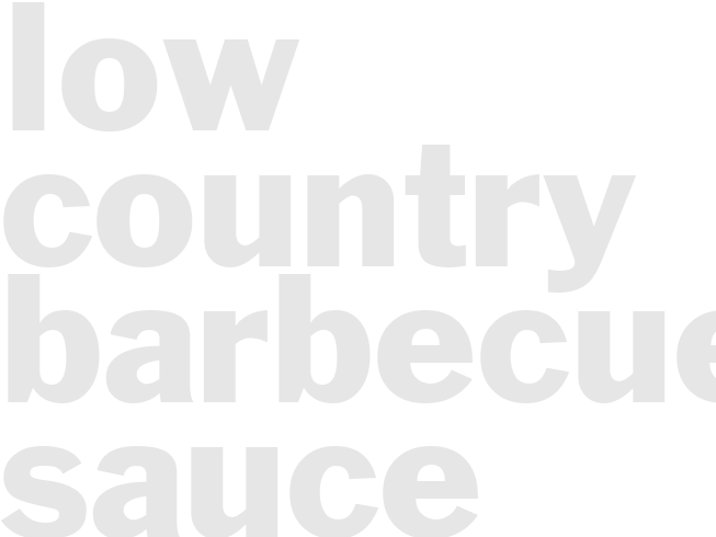 LOW COUNTRY BARBECUE SAUCE