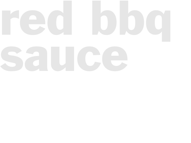 RED BBQ SAUCE