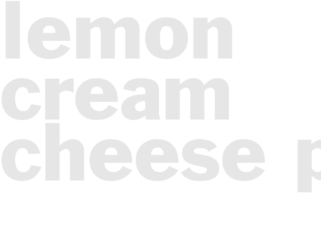 LEMON CREAM CHEESE PIE