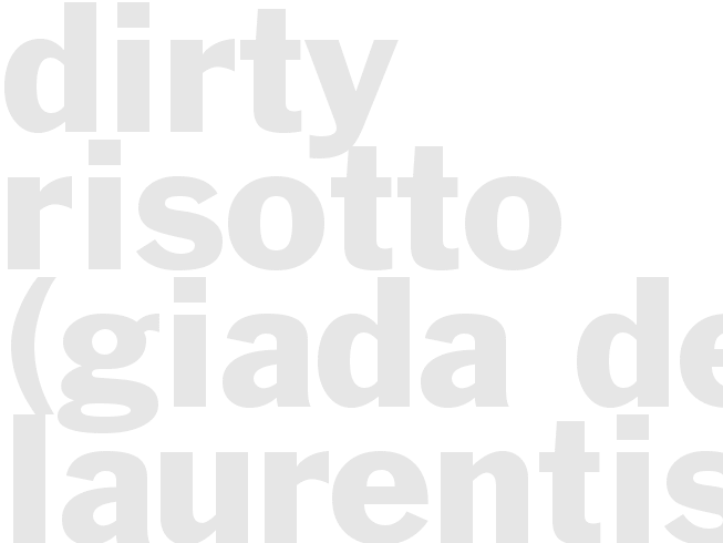 DIRTY RISOTTO (Giada De Laurentis)