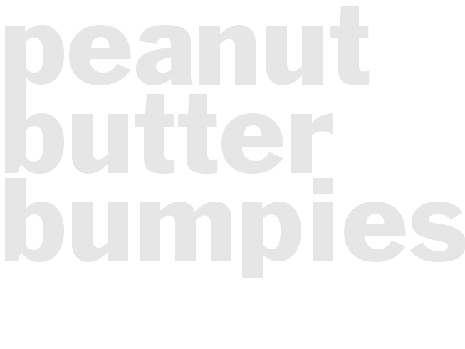 PEANUT BUTTER BUMPIES