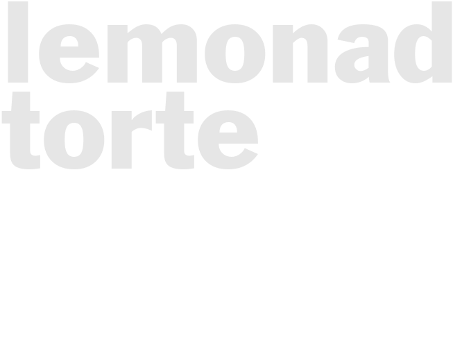 LEMONADE TORTE 