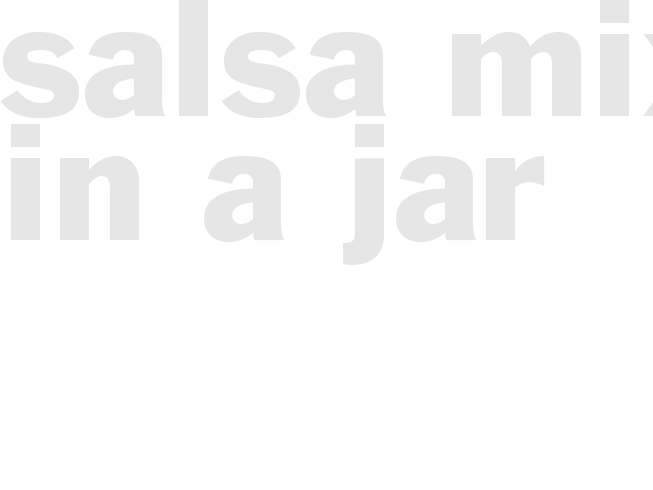 SALSA MIX IN A JAR