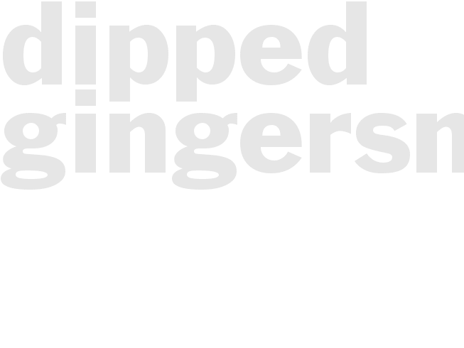 DIPPED GINGERSNAPS