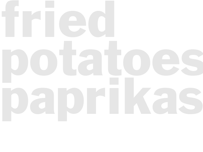 FRIED POTATOES PAPRIKASH