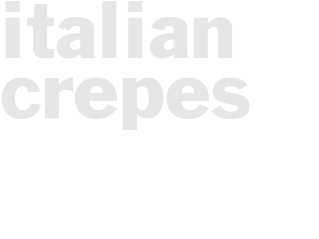 ITALIAN CREPES