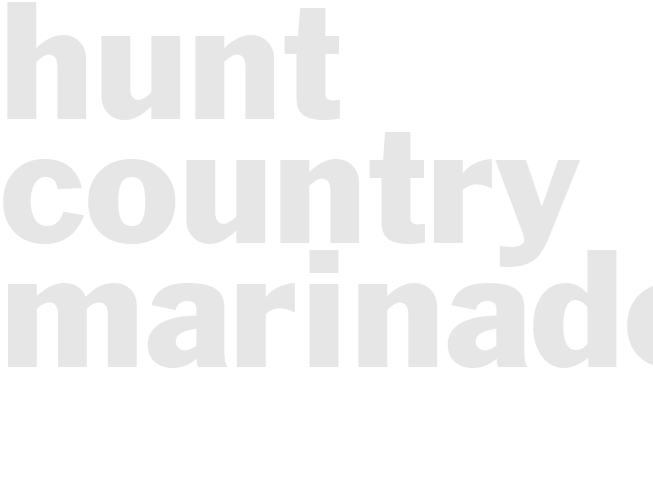 HUNT COUNTRY MARINADE