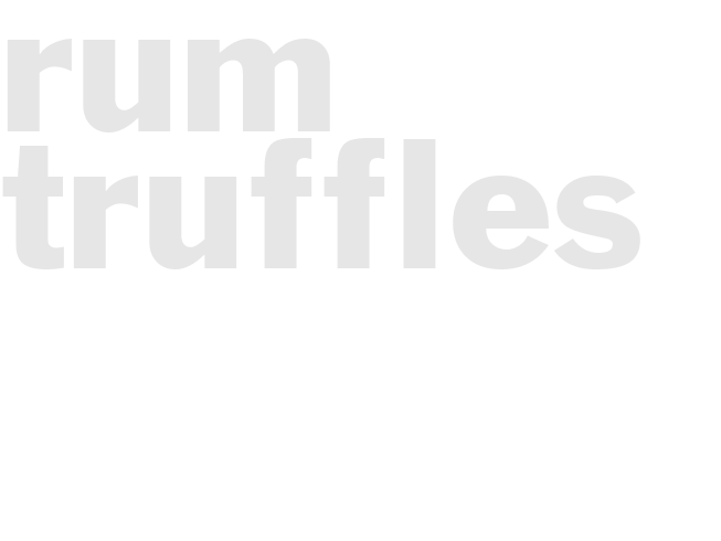 RUM TRUFFLES