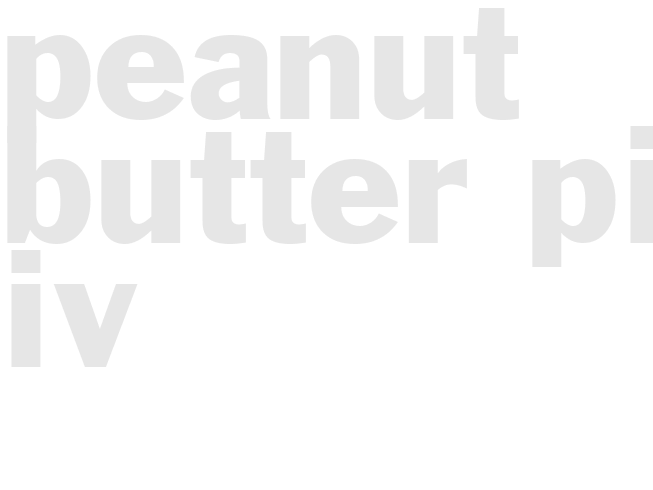 PEANUT BUTTER PIE  IV