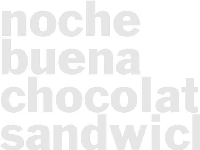 NOCHE BUENA CHOCOLATE SANDWICH COOKIES