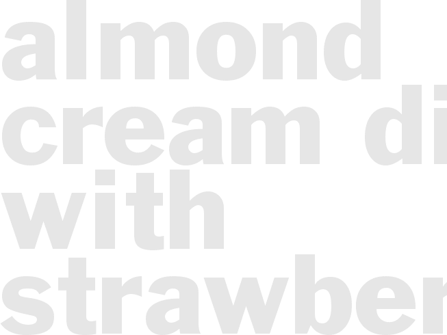 ALMOND CREAM DIP WITH STRAWBERRIES