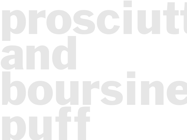 PROSCIUTTO AND BOURSINE PUFF PASTRY PINWHEEL