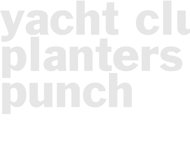 YACHT CLUB PLANTERS PUNCH