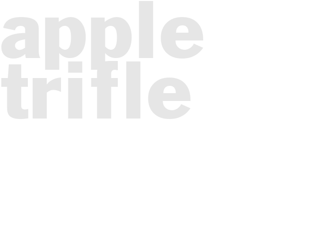 APPLE TRIFLE
