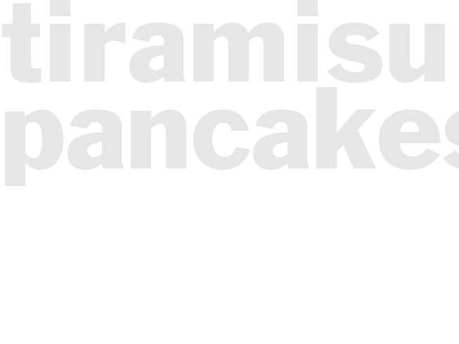 TIRAMISU PANCAKES