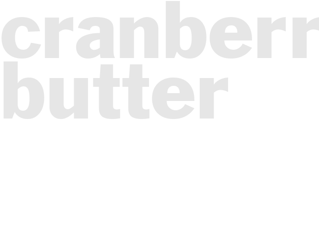 CRANBERRY BUTTER