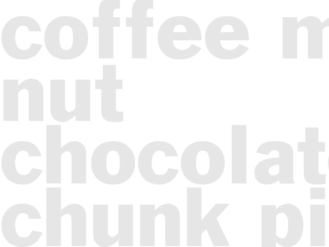 COFFEE MAC-NUT CHOCOLATE CHUNK PIE