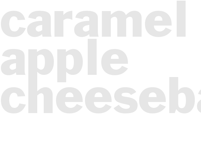 CARAMEL APPLE CHEESEBALL
