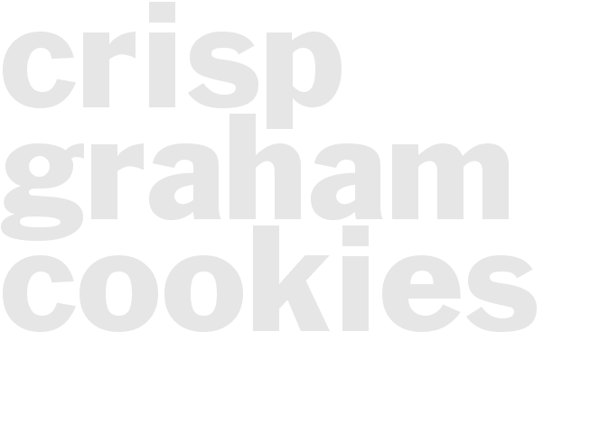 CRISP GRAHAM COOKIES