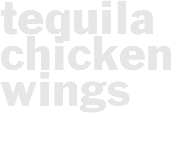 TEQUILA CHICKEN WINGS