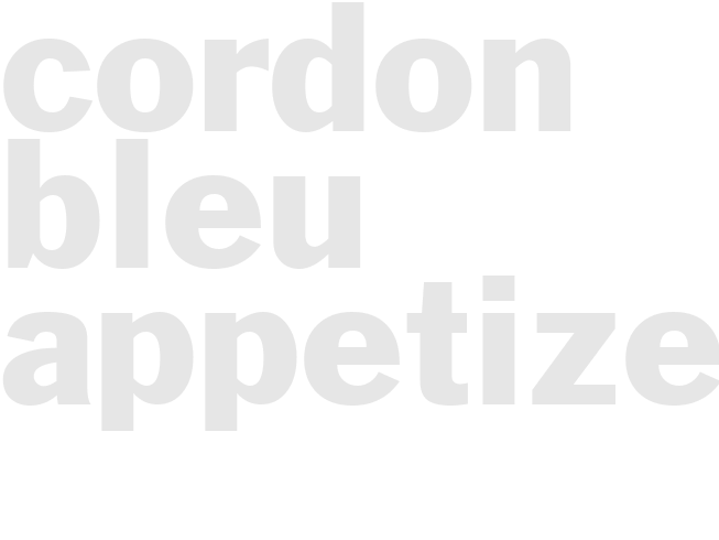 CORDON BLEU APPETIZERS