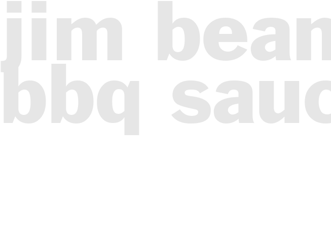 JIM BEAM BBQ SAUCE