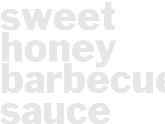 SWEET HONEY BARBECUE SAUCE