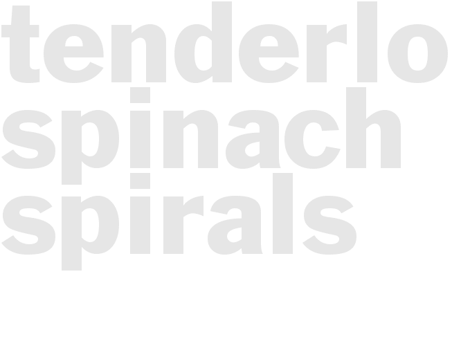 TENDERLOIN SPINACH SPIRALS