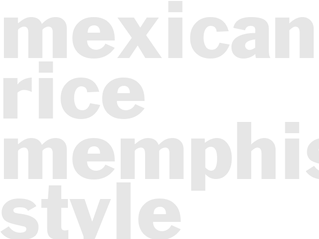 MEXICAN RICE MEMPHIS STYLE