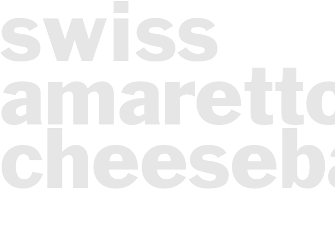 SWISS-AMARETTO CHEESEBALL