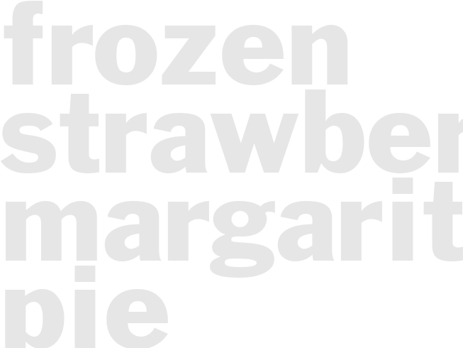 FROZEN STRAWBERRY MARGARITTA PIE