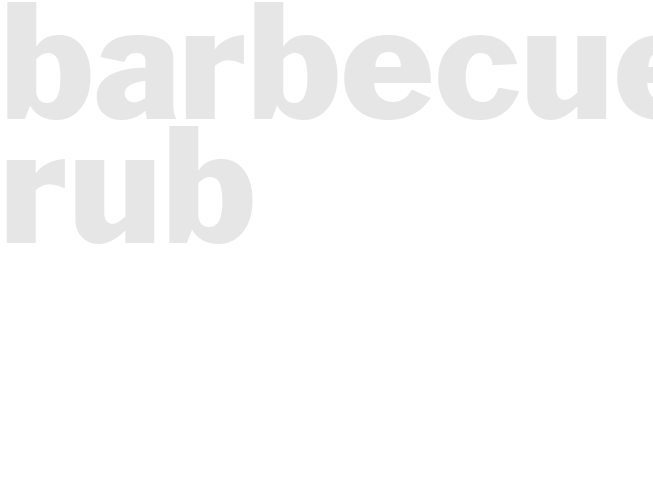 BARBECUE RUB