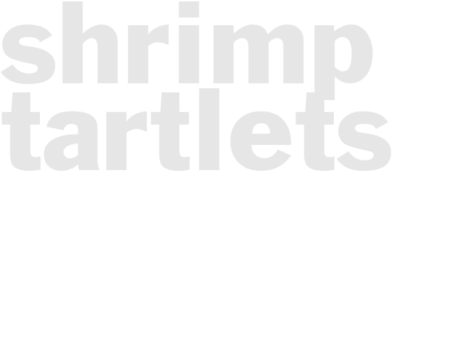 SHRIMP TARTLETS