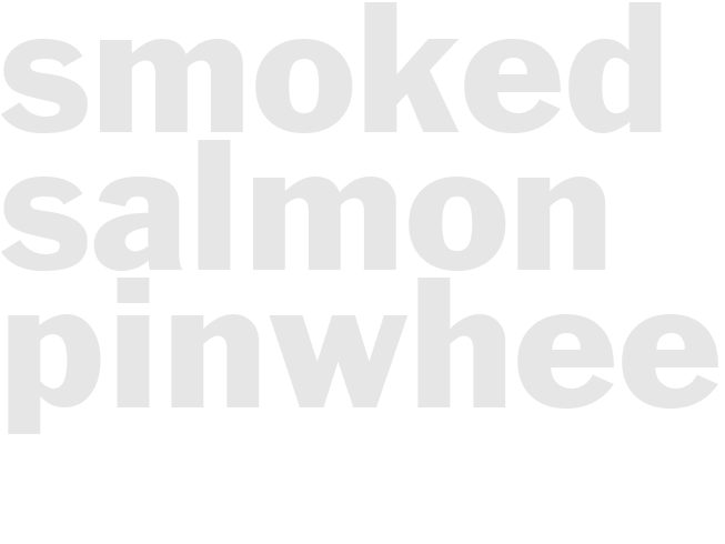 SMOKED SALMON PINWHEELS