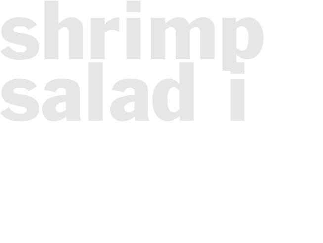 SHRIMP SALAD I