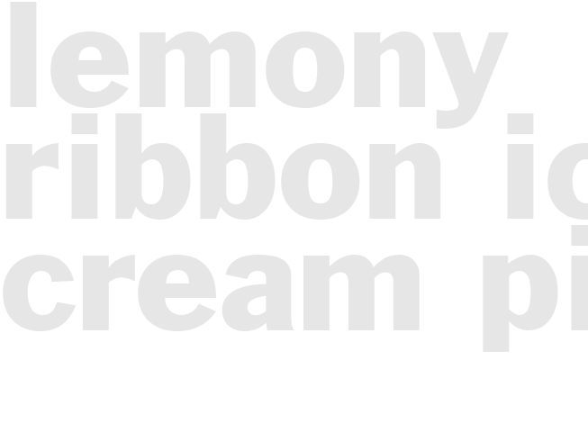 LEMONY RIBBON ICE CREAM PIE