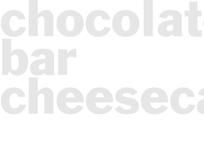 CHOCOLATE-BAR CHEESECAKE