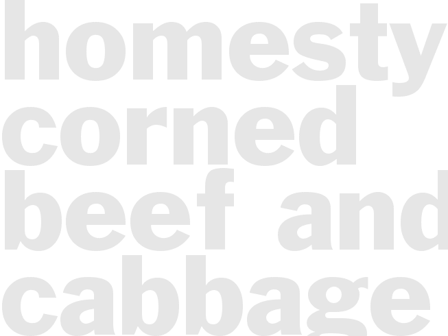 HOMESTYLE CORNED BEEF AND CABBAGE