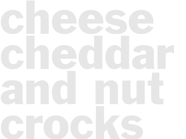 CHEESE - CHEDDAR AND NUT CROCKS