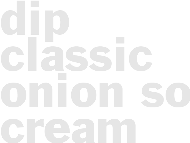DIP - CLASSIC ONION SOUR CREAM