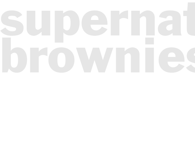 SUPERNATURAL BROWNIES