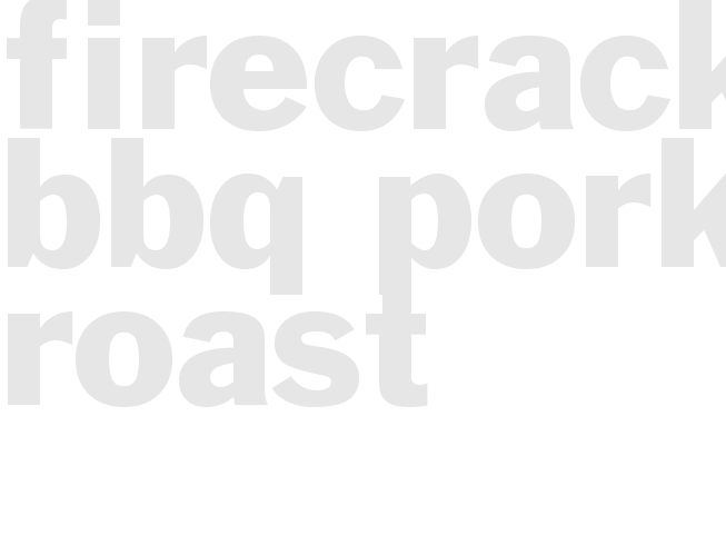 FIRECRACKER BBQ PORK ROAST