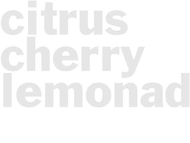 CITRUS CHERRY LEMONADE