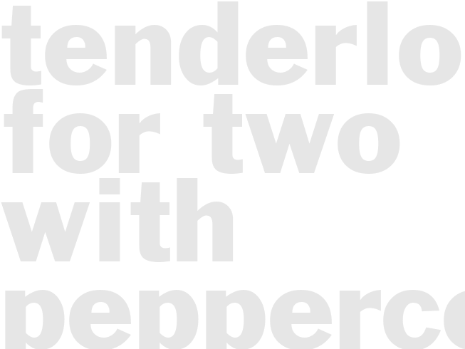 TENDERLOIN FOR TWO WITH PEPPERCORN CREAM