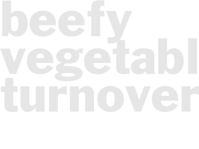 BEEFY VEGETABLE TURNOVERS