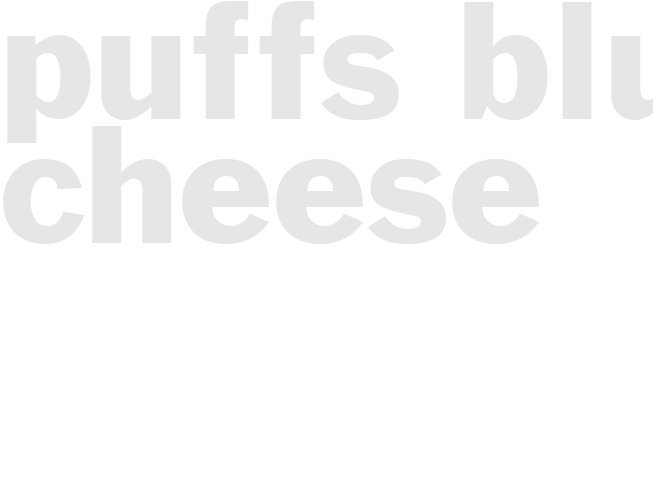 PUFFS - BLUE CHEESE